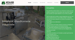 Desktop Screenshot of metallerieconcept.com