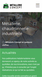 Mobile Screenshot of metallerieconcept.com